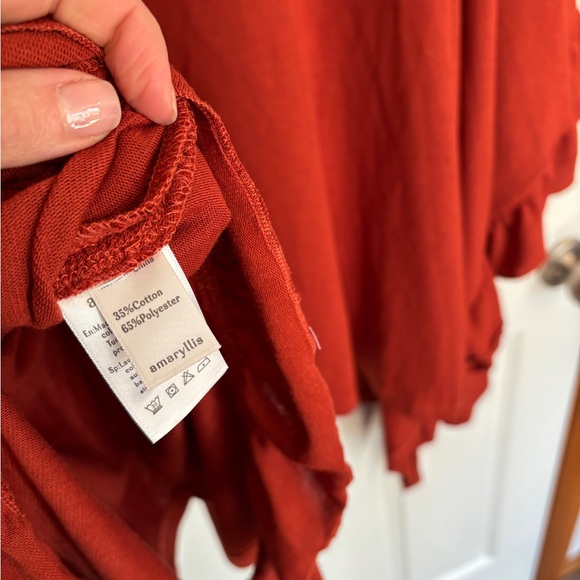 Flowy Ruffle Sleeve Cardigan - Picture 6 of 7